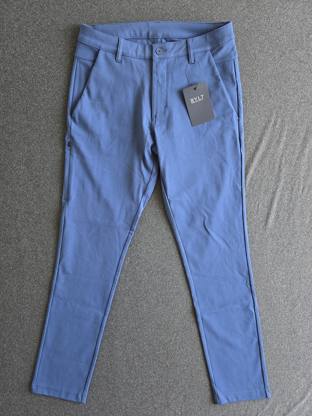 BYLT Everyday Pant 2.0 Men's Size 32 DEADSTOCK Blue Slim Fit Chino Tech Stretch